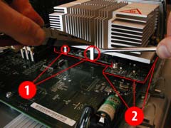 removing heat sink